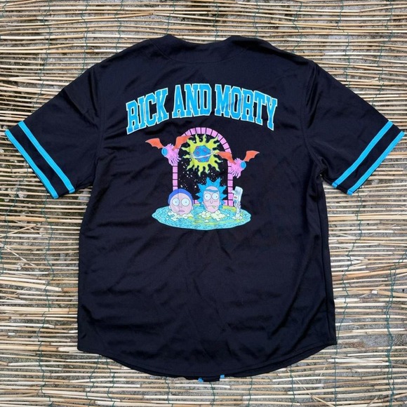 Rick and Morty baseball jersey shirt size Medium - Picture 1 of 8